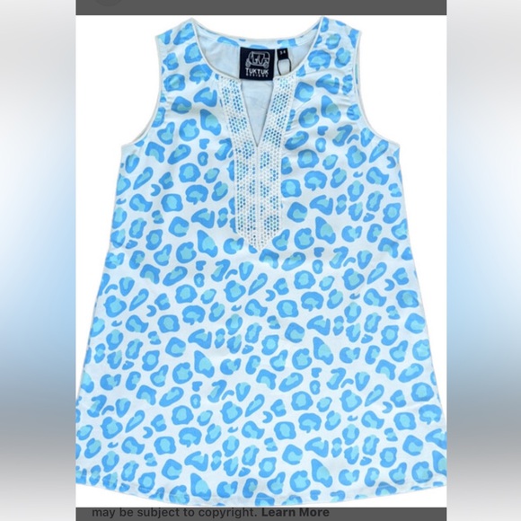 Tuk Tuk designs leopard sapphire shift dress - Picture 5 of 10